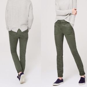 NWOT Ann Taylor Loft Green High Waist Pants